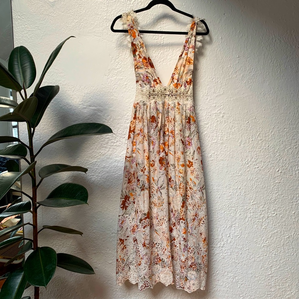Zimmermann sleeveless floral dress